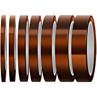 LUTER 7 Rollos Cinta Resistente Al Calor Cinta De Alta Temperatura Cinta De Sublimación Cinta Térmica Para Impresión Por…